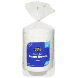 First Street Foam Bowls