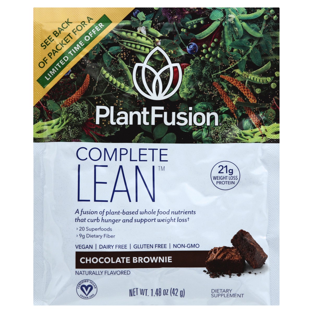 slide 6 of 9, PlantFusion Complete Lean 1.48 oz, 1.48 oz