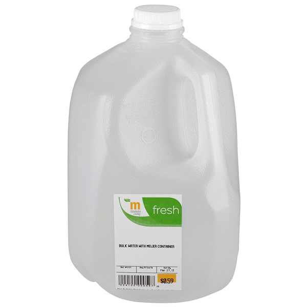 slide 1 of 1, Meijer Bulk Water - Gallon, 1 gal