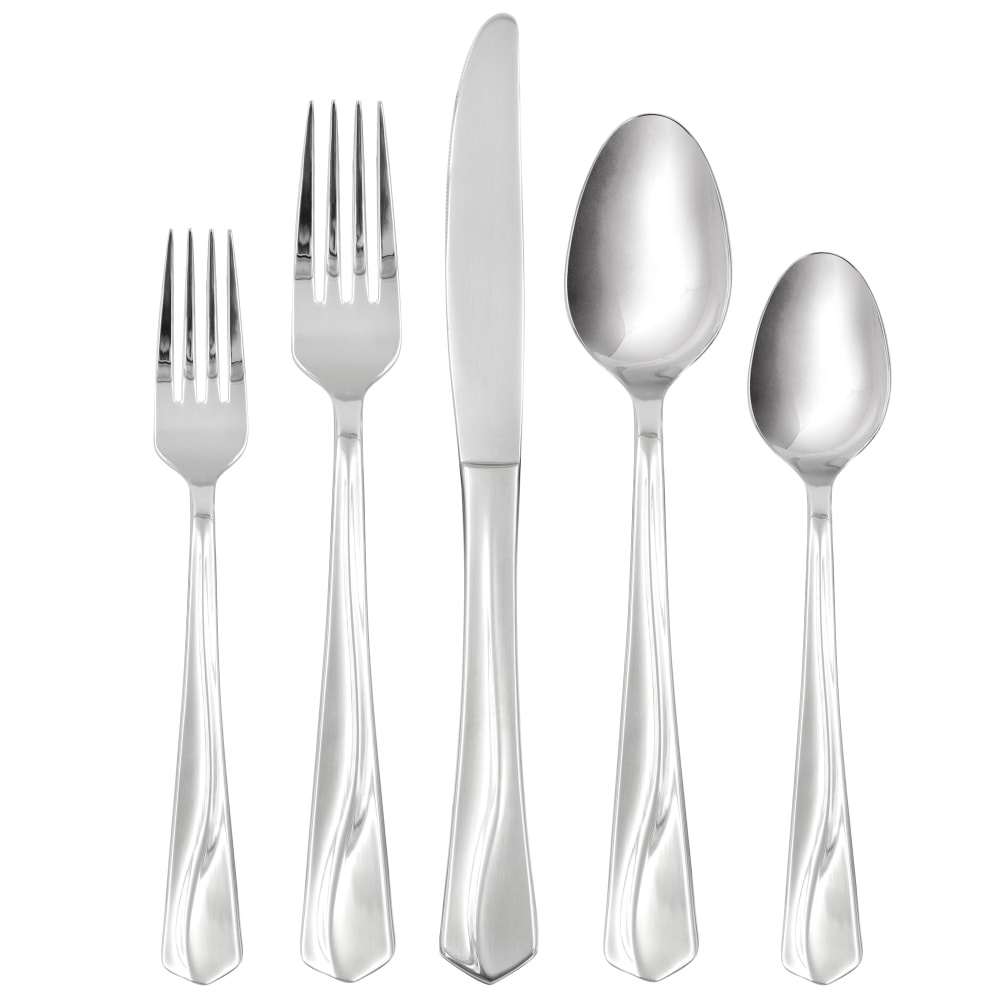 slide 1 of 1, Dash Of That Olivia Stainless Steel Flatware Set - Silver, 20 ct