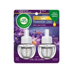 slide 1 of 1, Air Wick Black Lotus & Violet Scented Oil Refills 2 ea, 2 ct