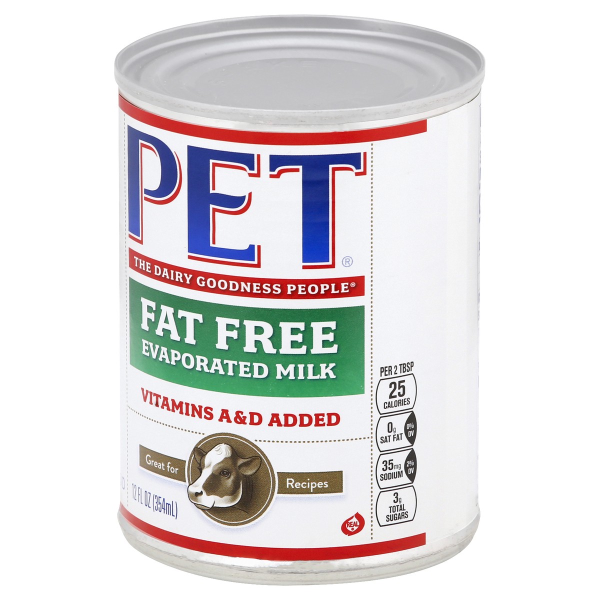 slide 3 of 12, PET Dairy Evaporated Fat Free Milk, 12 fl oz