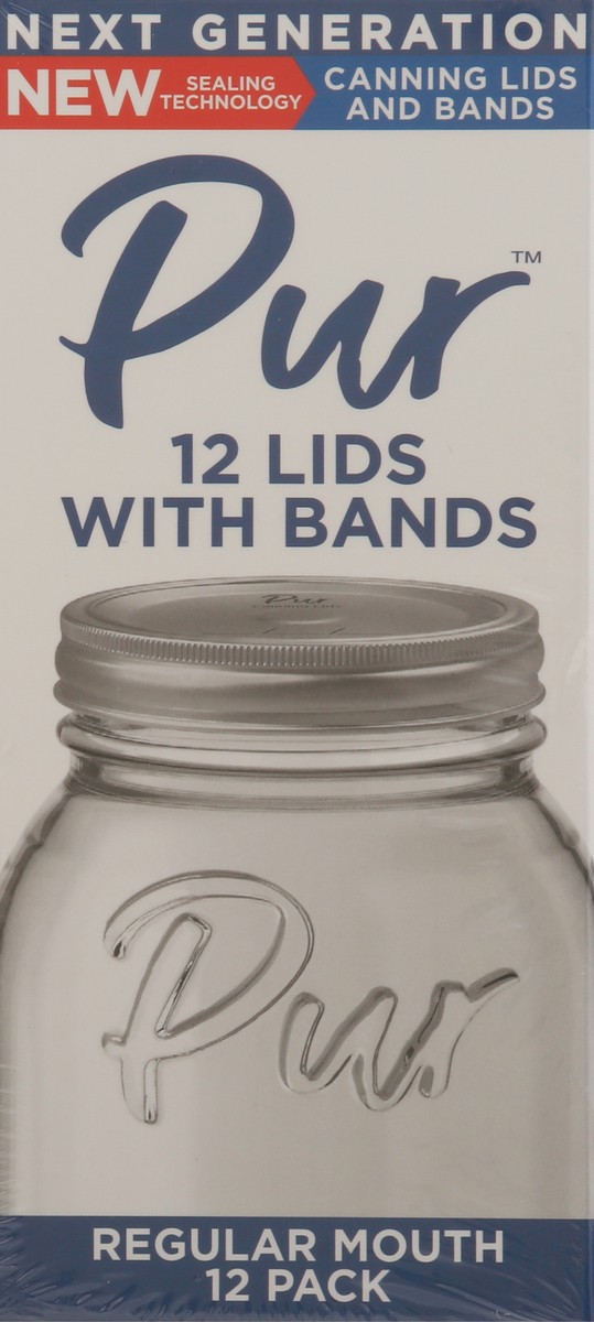 slide 9 of 10, PUR Regular Mouth Canning Lids and Bands 12 ea, 12 ct