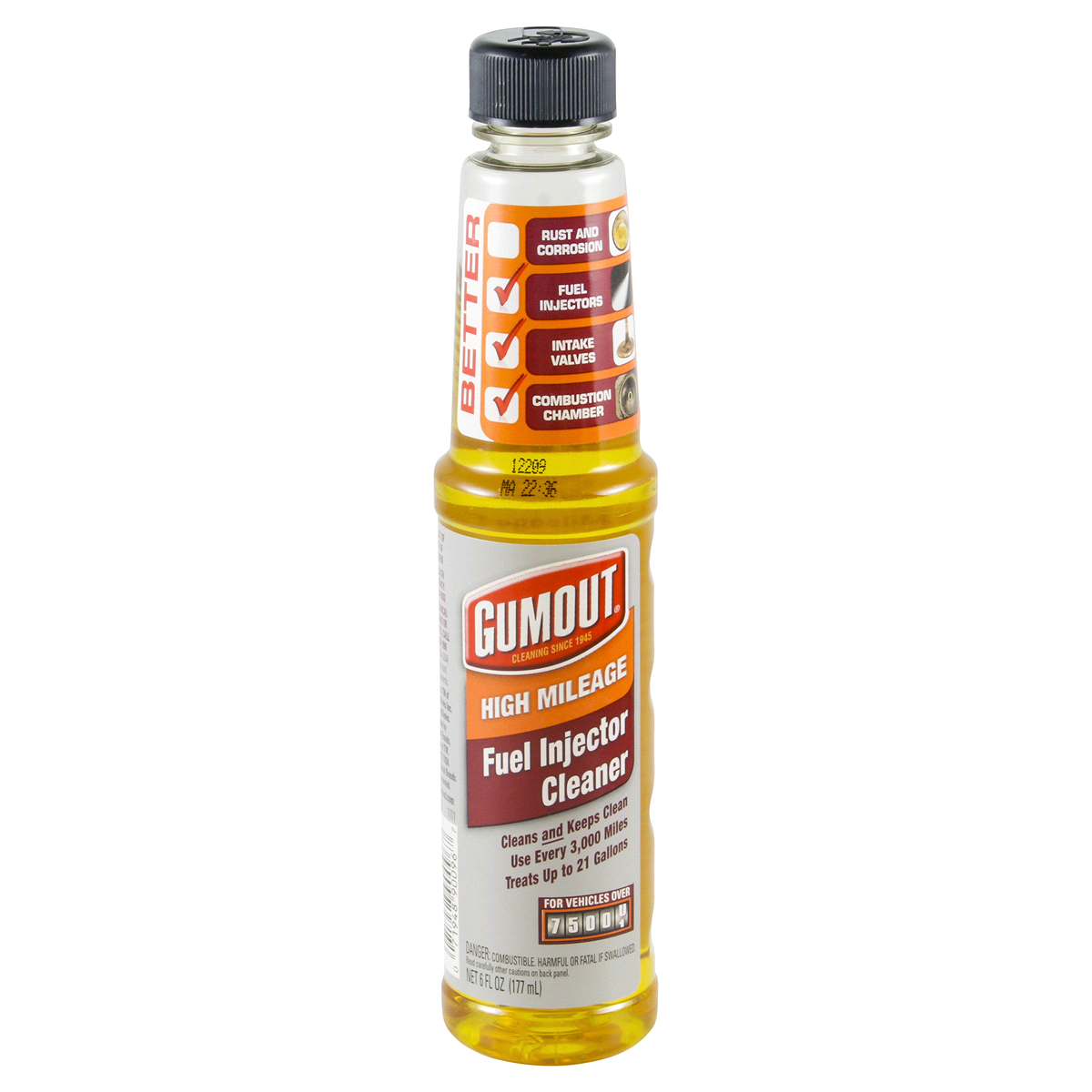 slide 1 of 3, Gumout High Mileage Fuel Injector Cleaner, 3 oz