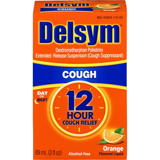 Delsym Orange Adult Liquid Cough Syrup 3 fl oz | Shipt