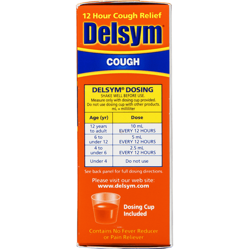 Delsym Orange Adult Liquid Cough Syrup Shipt