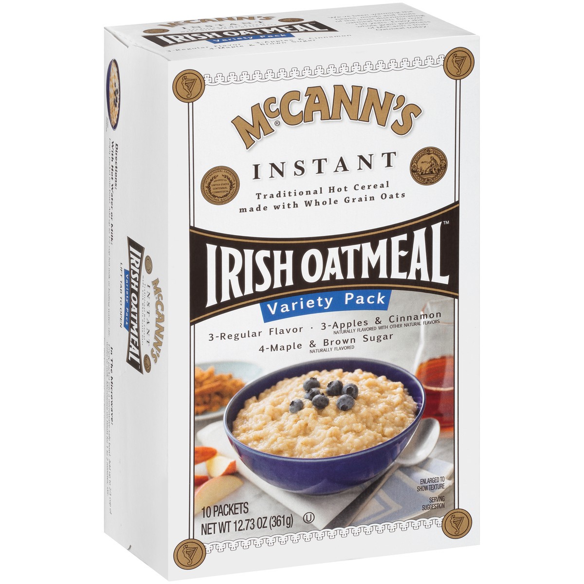 slide 5 of 9, McCann's Instant Irish Oatmeal Variety Pack 12.73 oz, 12.73 oz