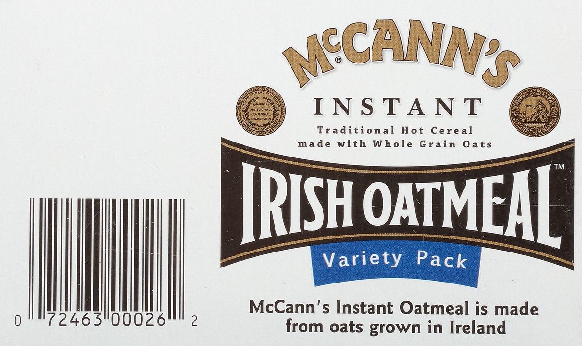 slide 2 of 9, McCann's Instant Irish Oatmeal Variety Pack 12.73 oz, 12.73 oz