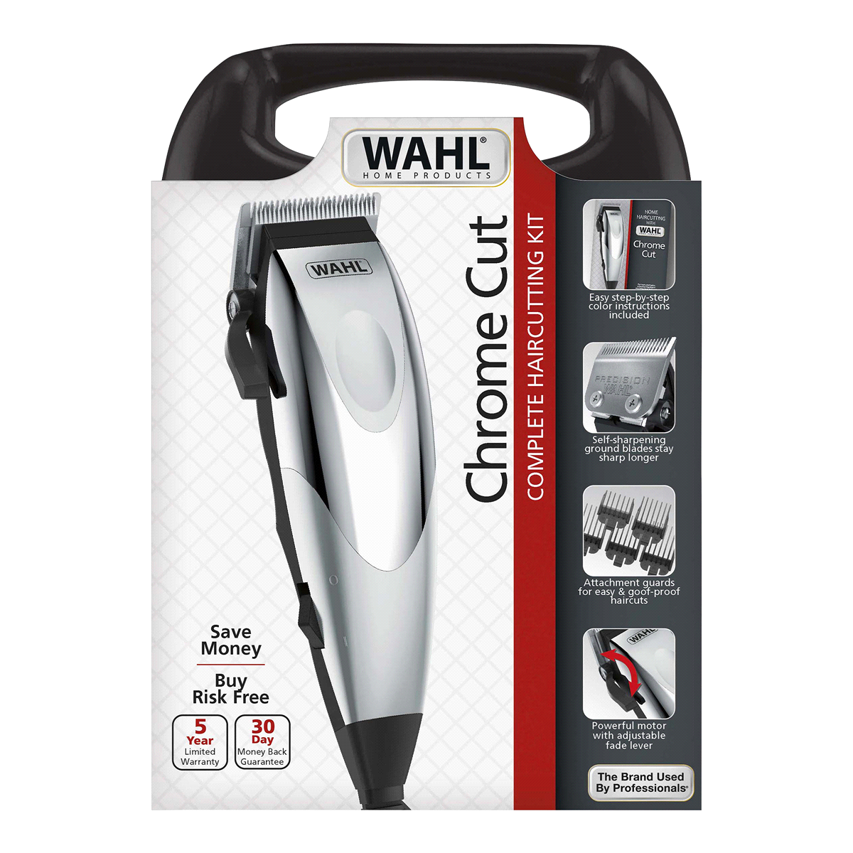 slide 1 of 5, Wahl Chrome Cut Complete Haircutting Kit - 9670-700, 1 ct