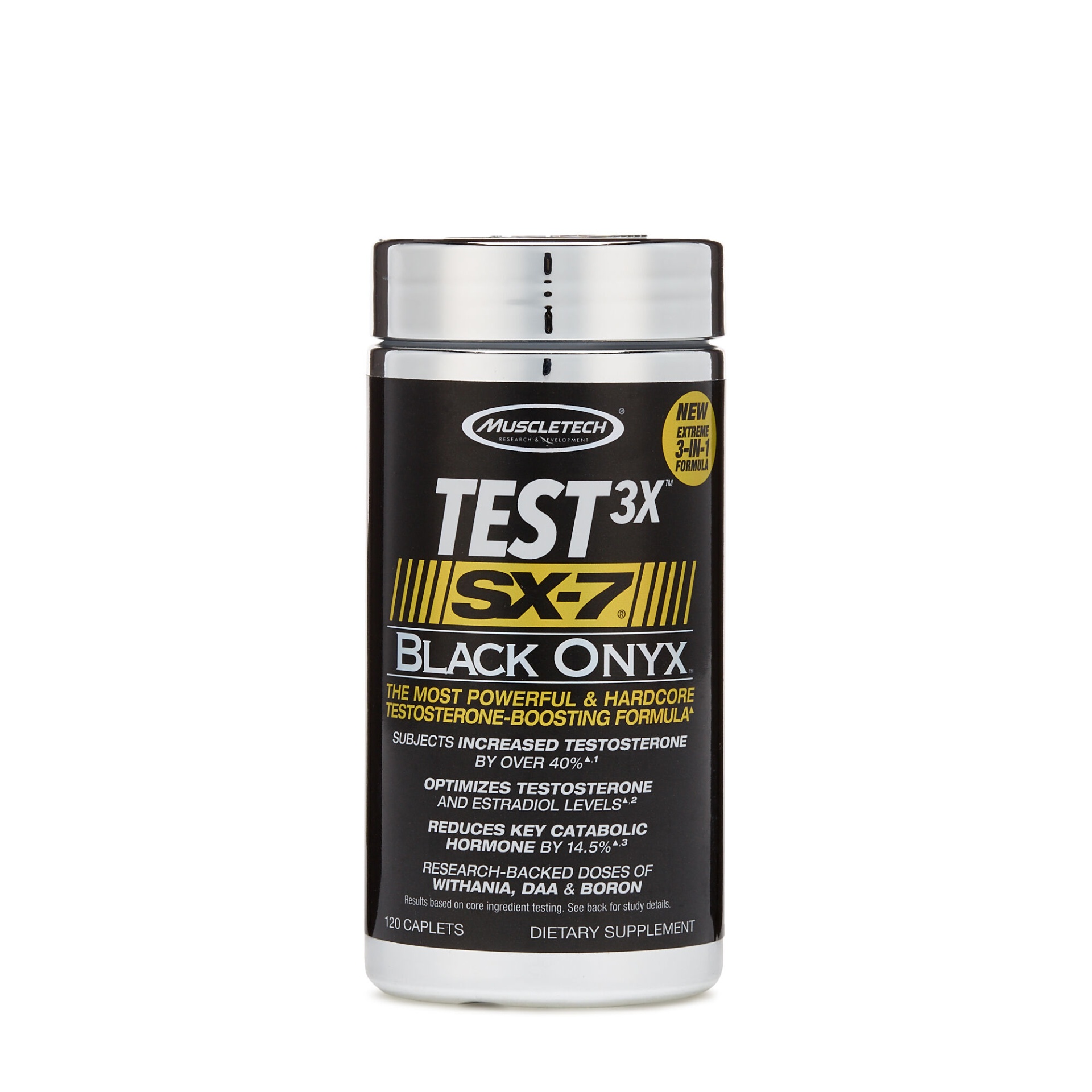 slide 1 of 1, MuscleTech Test 3X SX-7 Black Onyx, 30 ct