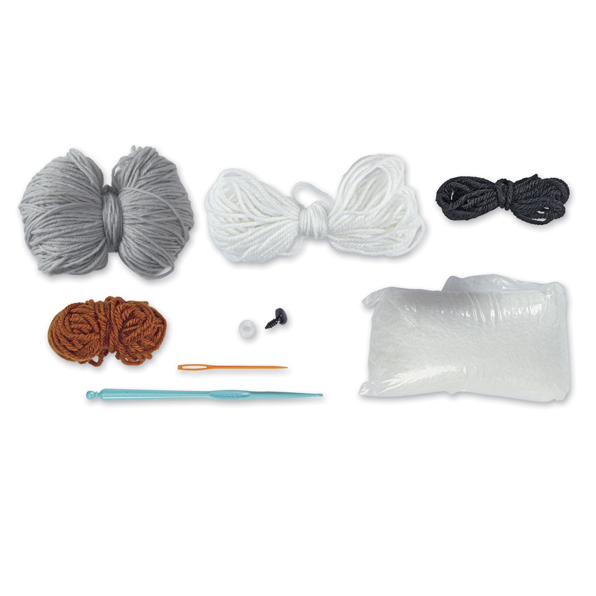 slide 3 of 4, Intermediate Sloth Planter Crochet Kit By Loops & Threads, 11.5 in x 4 in x 9.25 in