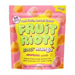 Fruit Riot! Strawberry Peach Sour Mango Mix 8 oz