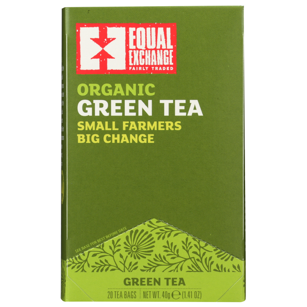 slide 1 of 1, Equal Exchange Organic Green Tea, 20 ct