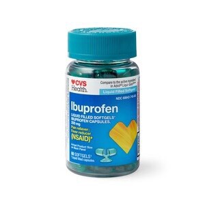slide 1 of 1, CVS Health Ibuprofen 200 Mg Liquid Filled Softgels, 80 Ct, 1 ct