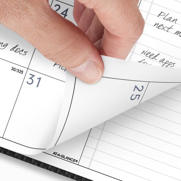 slide 5 of 10, AT-A-GLANCE® Contemporary 2026 Monthly Planner, Charcoal, Large, 9"" x 11"", 1 ct