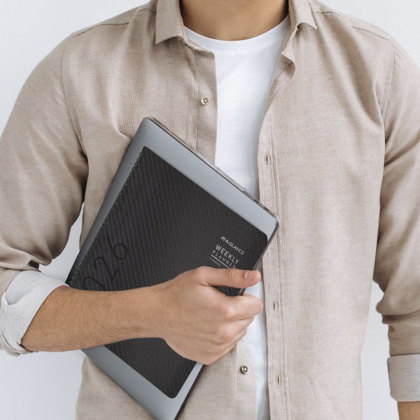 slide 6 of 10, AT-A-GLANCE® Contemporary 2026 Monthly Planner, Charcoal, Large, 9"" x 11"", 1 ct