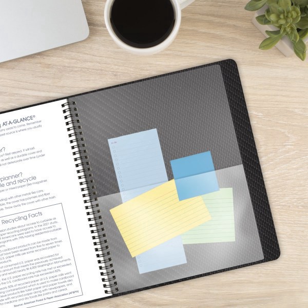 slide 10 of 10, AT-A-GLANCE® Contemporary 2026 Monthly Planner, Charcoal, Large, 9"" x 11"", 1 ct