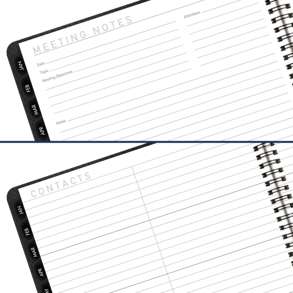 slide 9 of 10, AT-A-GLANCE® Contemporary 2026 Monthly Planner, Charcoal, Large, 9"" x 11"", 1 ct