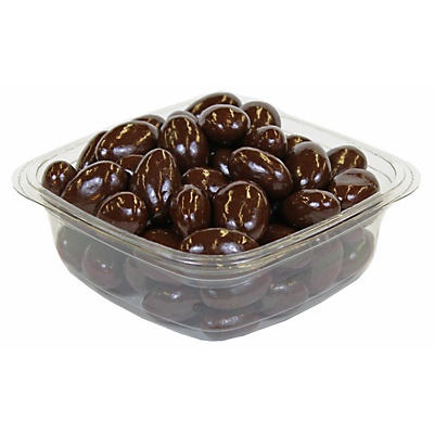 slide 1 of 1, Dark Chocolate Chipotle Almonds, per lb