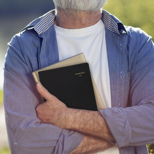 slide 4 of 10, AT-A-GLANCE® Large Print 2026 Monthly Planner, Black, Medium, 7"" x 8 3/4"", 1 ct