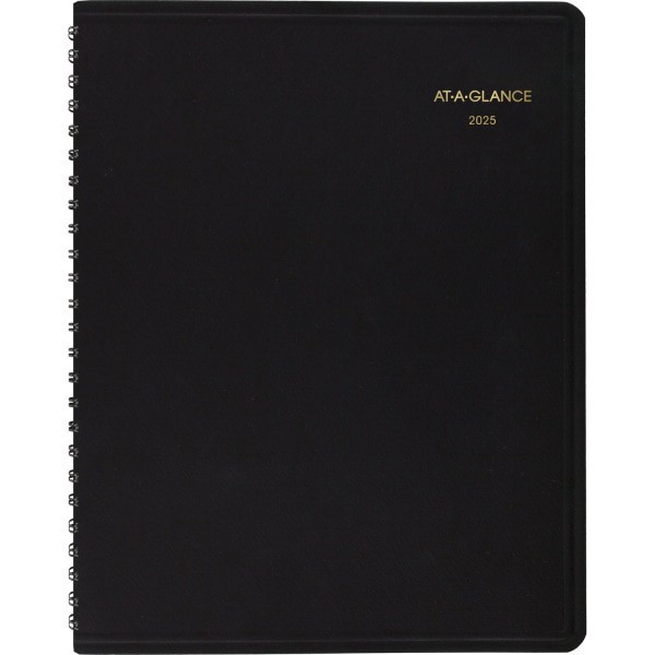 slide 7 of 10, AT-A-GLANCE® Large Print 2026 Monthly Planner, Black, Medium, 7"" x 8 3/4"", 1 ct