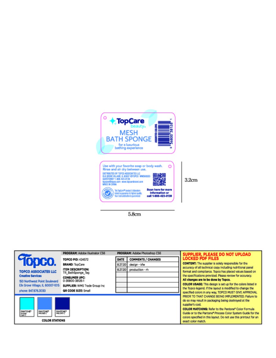 slide 7 of 13, TopCare Beauty Mesh Bath Sponge 1 ea, 1 ct