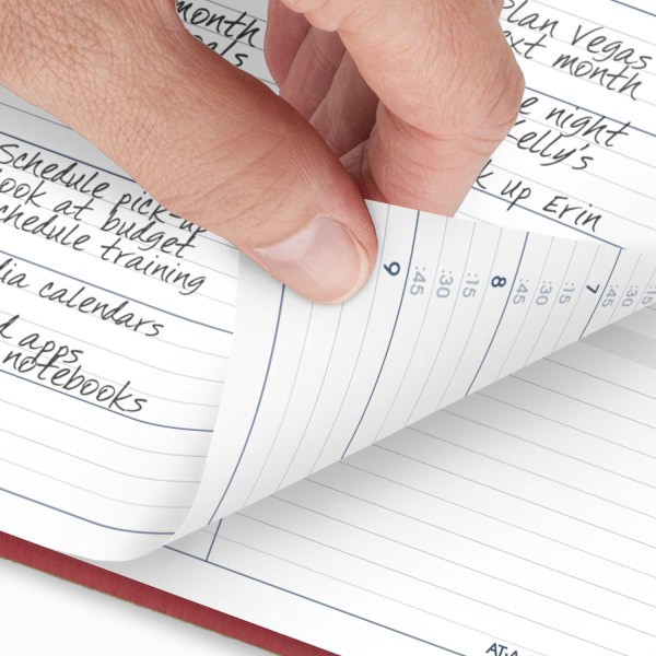 slide 6 of 10, AT-A-GLANCE® 2026 Weekly Appointment Book Planner, Red, Large, 8 1/4"" x 11"", 1 ct