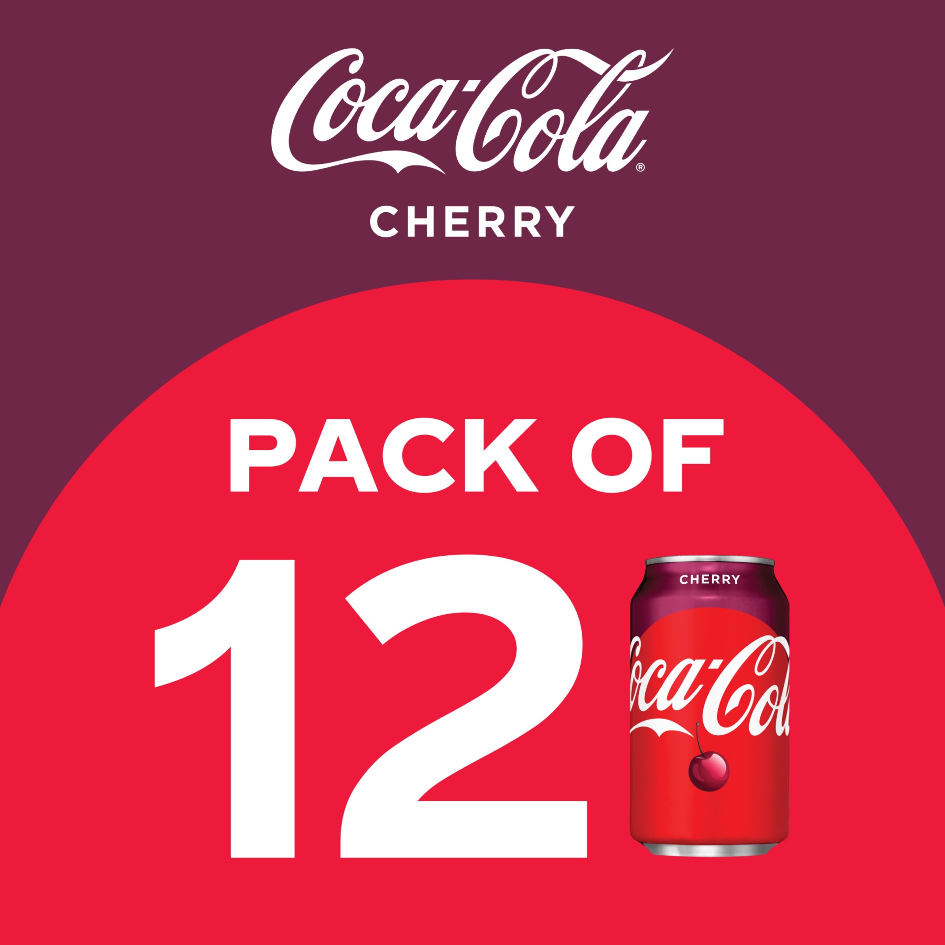 slide 6 of 8, Coca-Cola Cherry, 12 ct; 12 fl oz