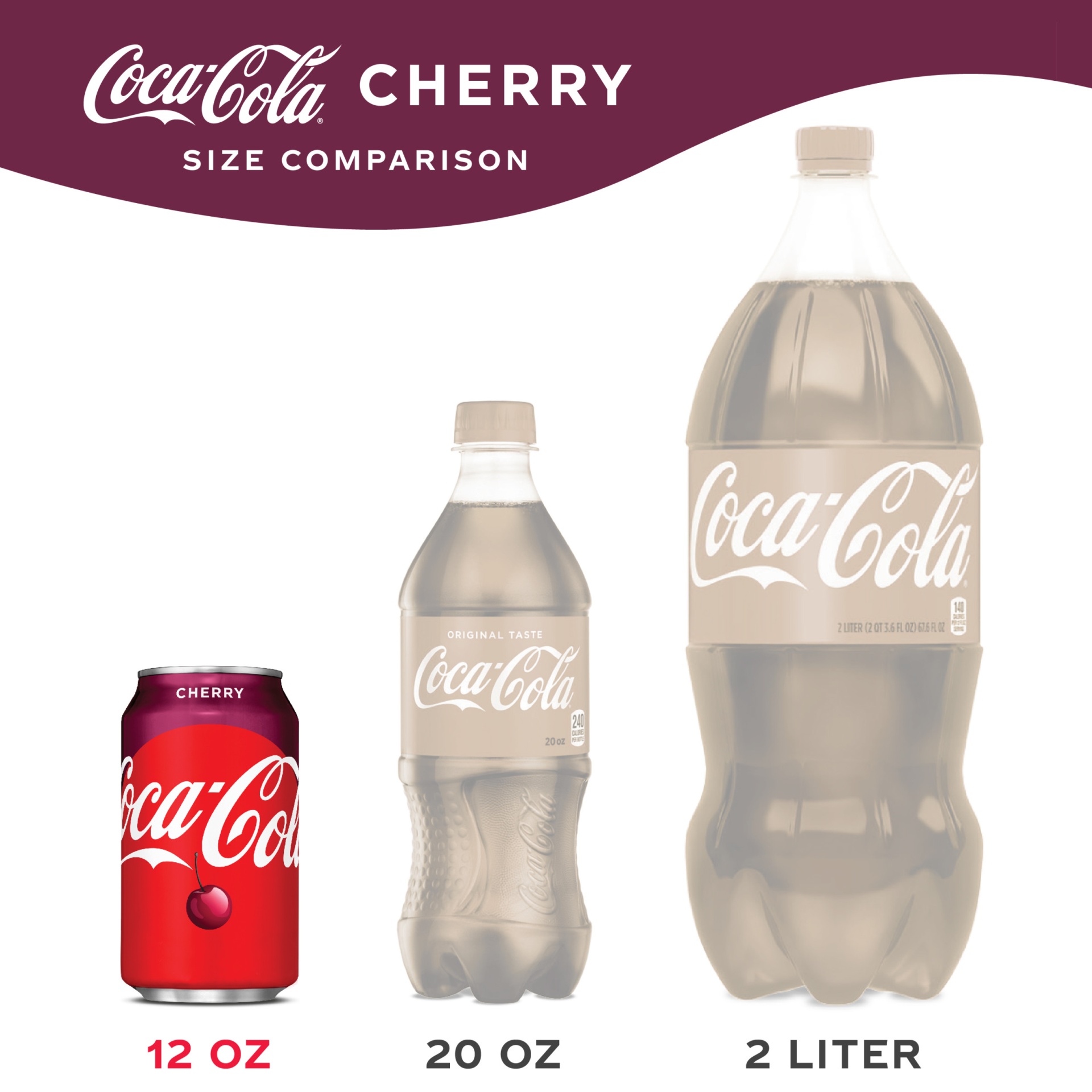 slide 7 of 8, Coca-Cola Cherry, 12 ct; 12 fl oz