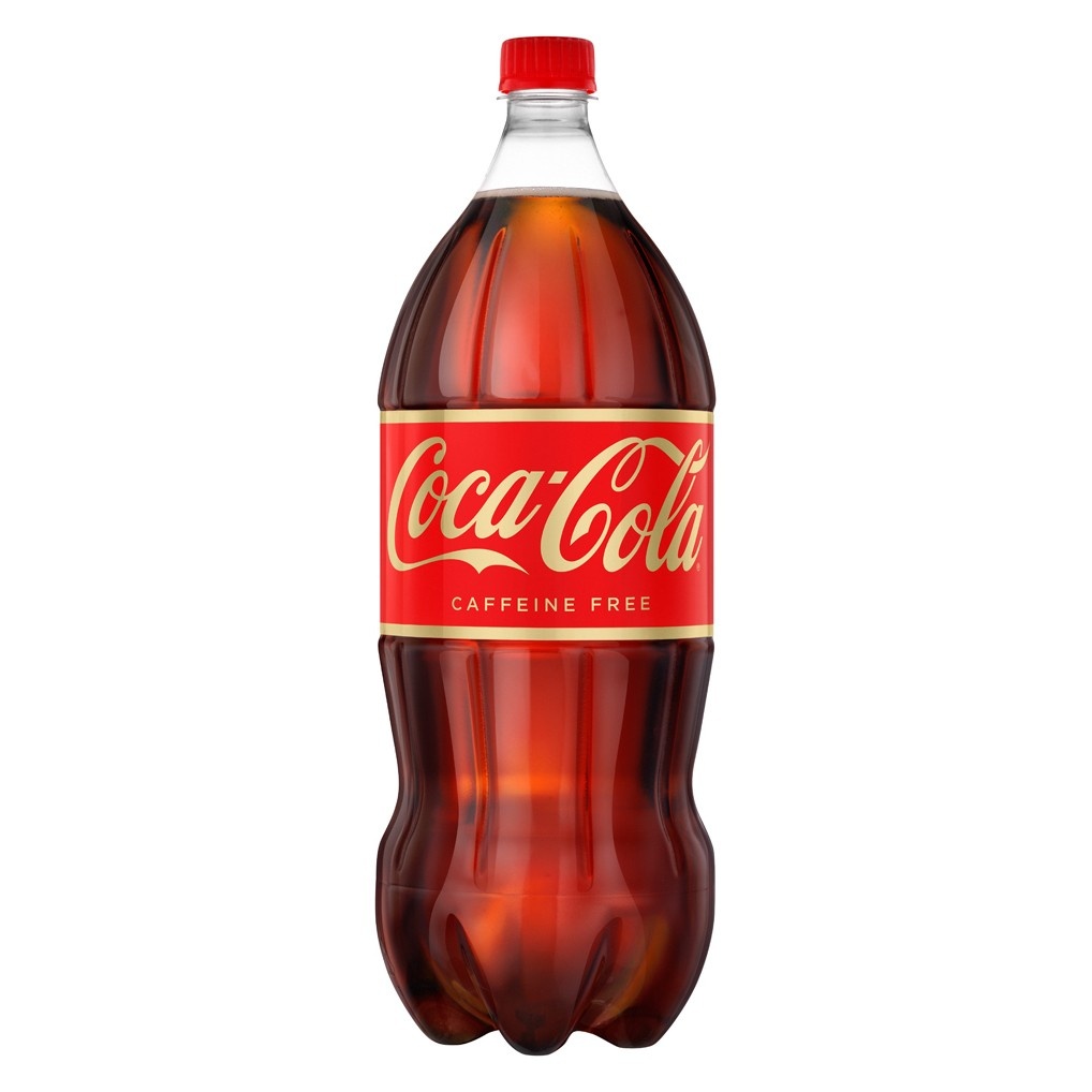 slide 1 of 1, Coca-Cola Caffeine Free Bottle, 2 liter