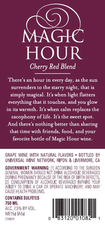 slide 3 of 4, Magic Hour Cherry Red Blend Red Wine - 750ml, 750 ml