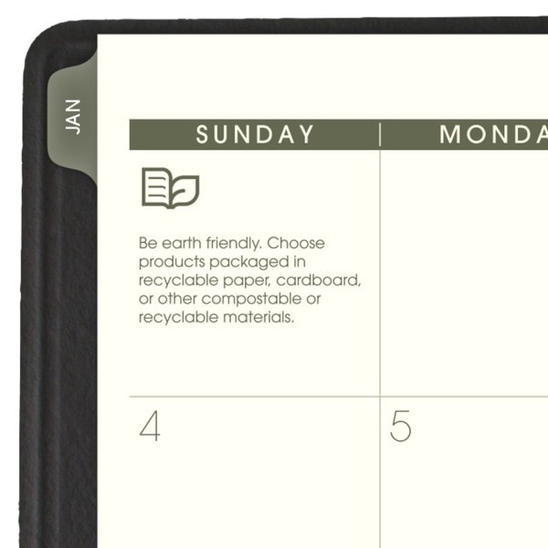 slide 3 of 10, AT-A-GLANCE® Recycled Monthly Planners, 1 ct