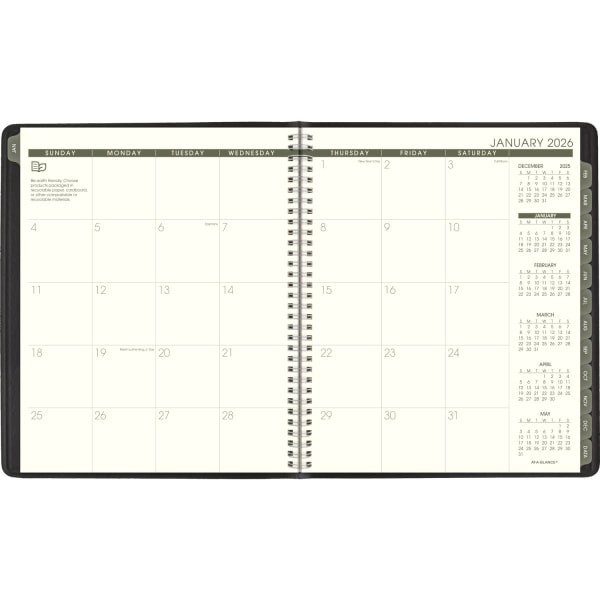 slide 8 of 10, AT-A-GLANCE® Recycled Monthly Planners, 1 ct