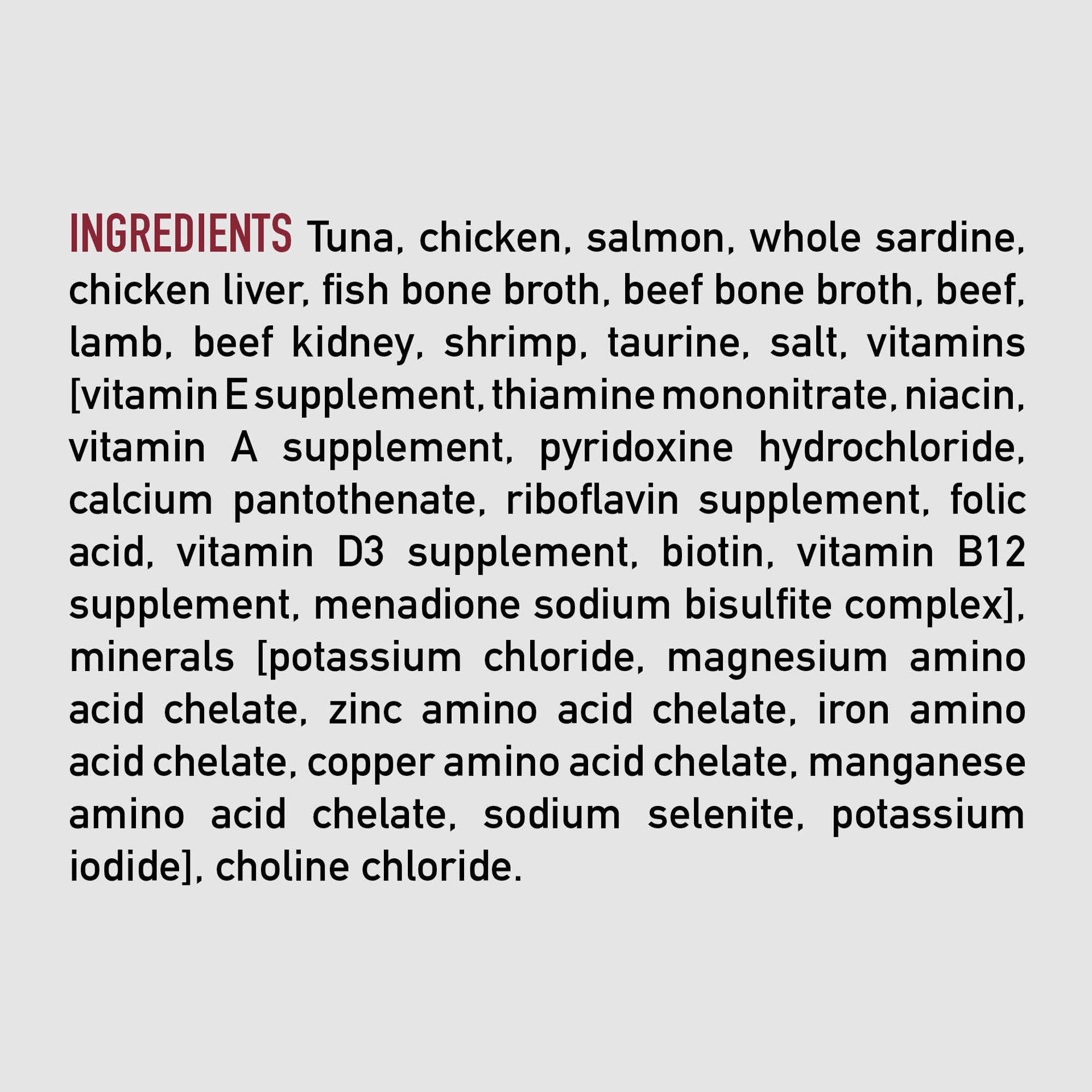 slide 2 of 4, ORIJEN Tuna, Salmon + Beef Entrée in Bone Broth, 3oz , case of 24 cans, 3 oz