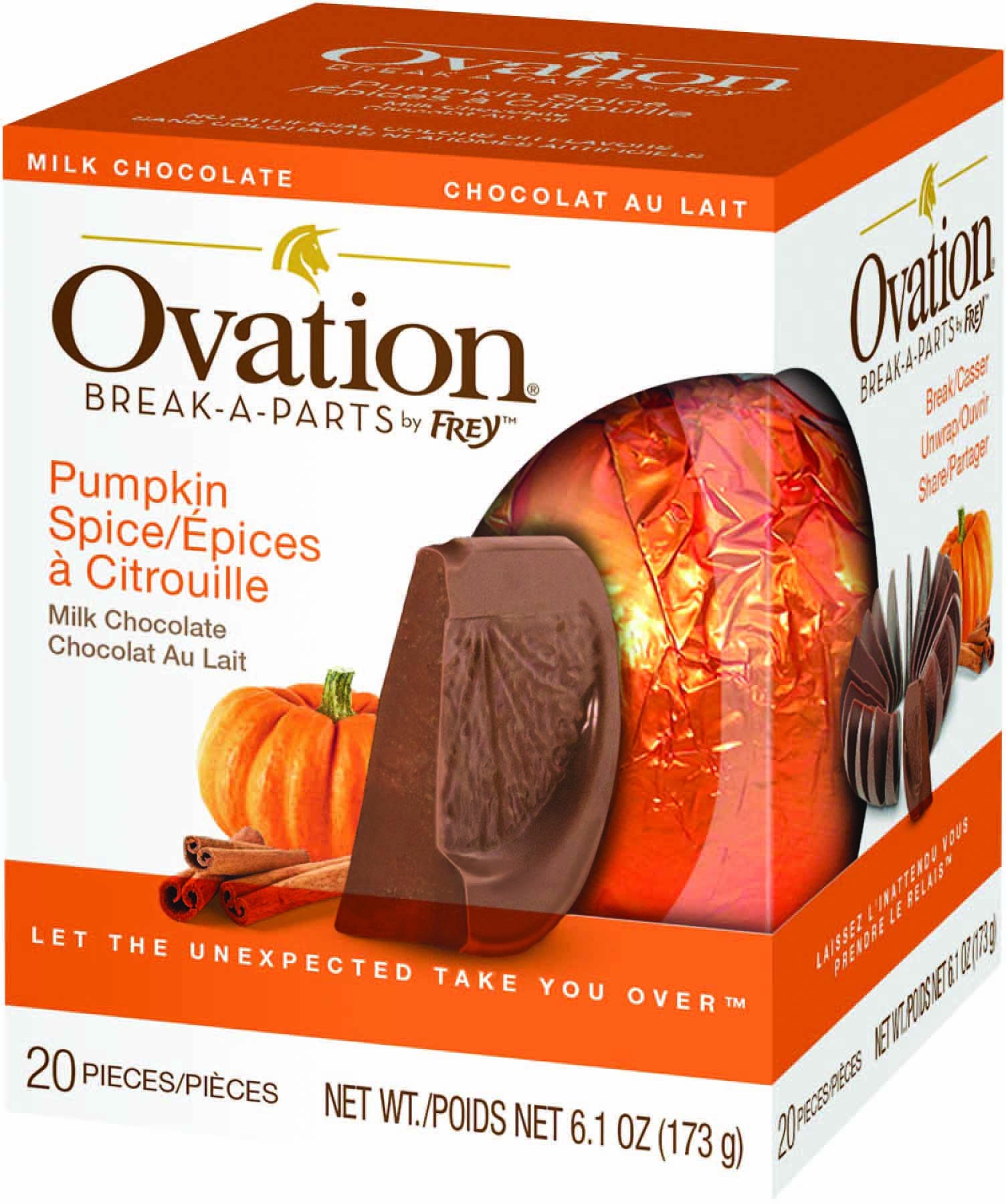 slide 1 of 1, Ovation Sweetworks Milk Chocolate Pumpkin Spice Balls, 6.17 oz