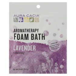 Aura Cacia Relaxing Lavender Aromatherapy Foam Bath