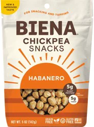 Biena Habanero Chickpea Snacks 5 oz