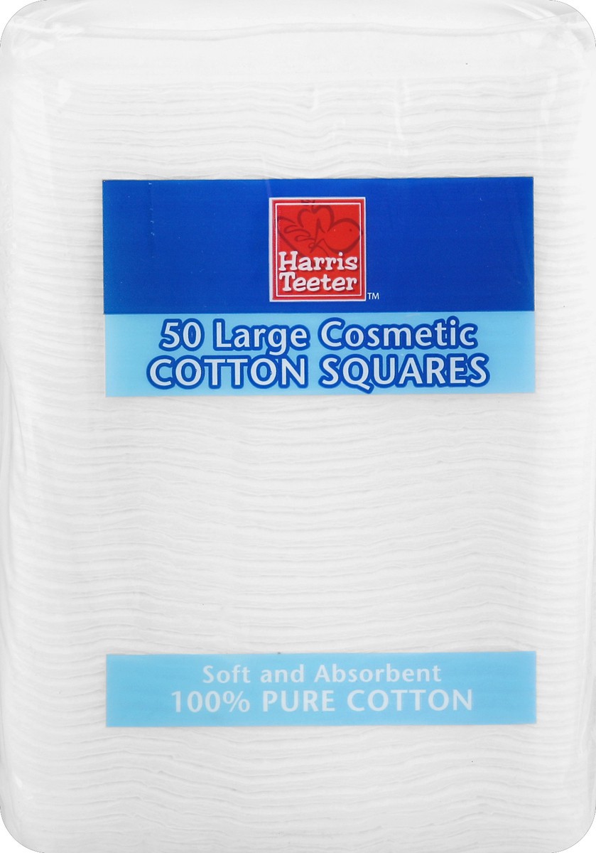 slide 4 of 4, Harris Teeter Cosmetic Squares, 50 ct