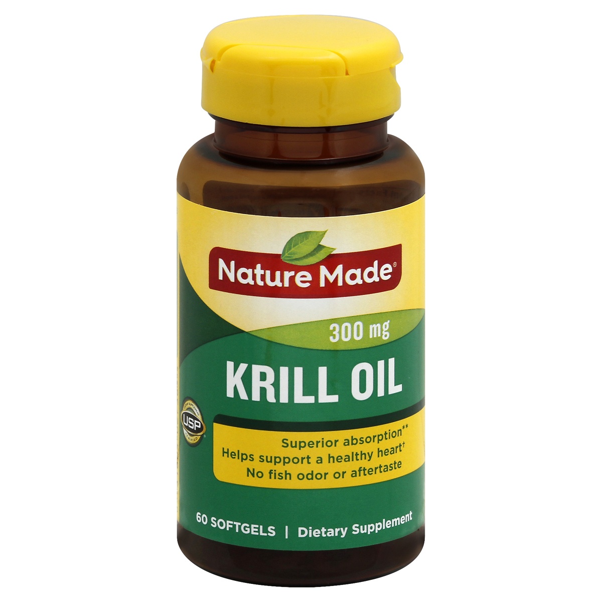 slide 1 of 4, Nature Made Krill Oil Softgels, 60 ct; 300 mg