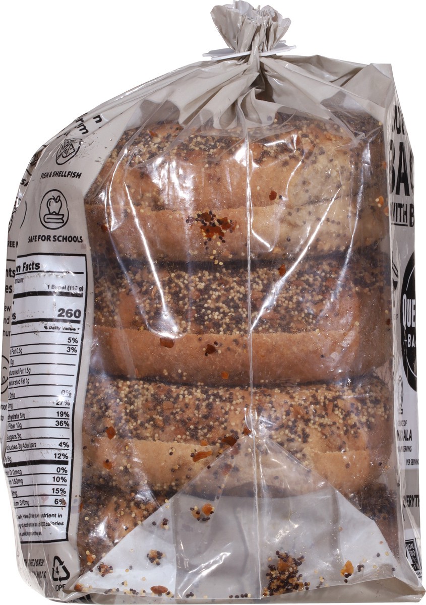 slide 10 of 13, Queen St. Bakery Superfood Everything Bagels with Benefits 4 ea, 4 ct