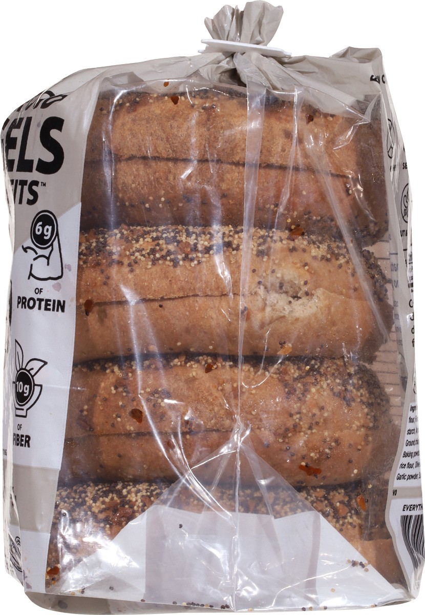 slide 9 of 13, Queen St. Bakery Superfood Everything Bagels with Benefits 4 ea, 4 ct