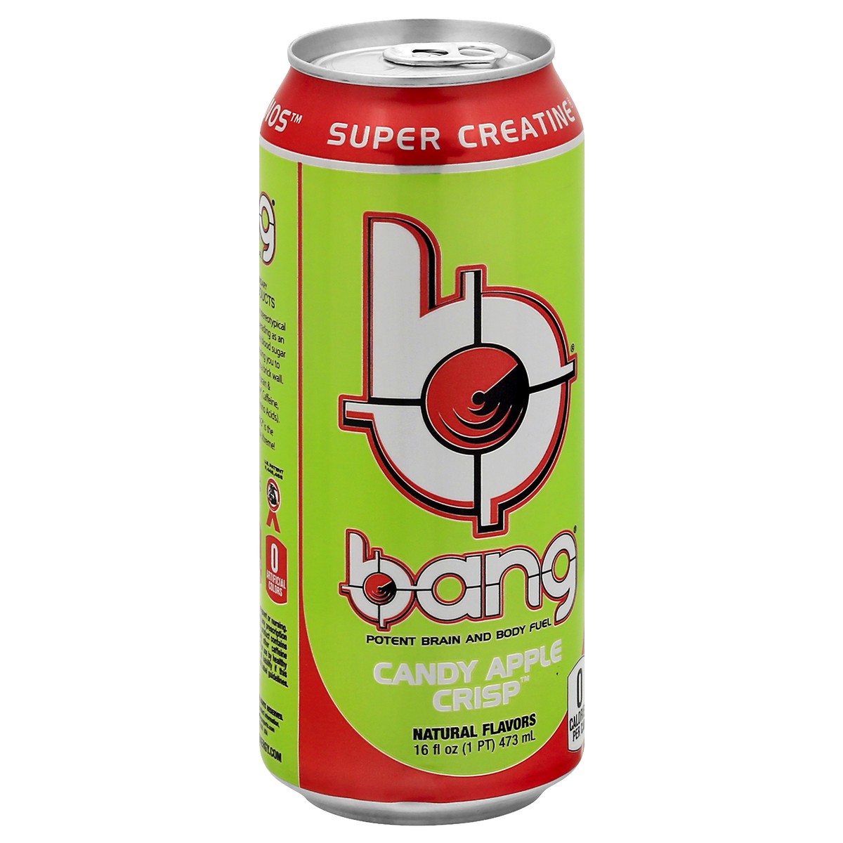 slide 3 of 9, Bang Candy Apl Crisp Energy Drink - 16 fl oz, 16 fl oz