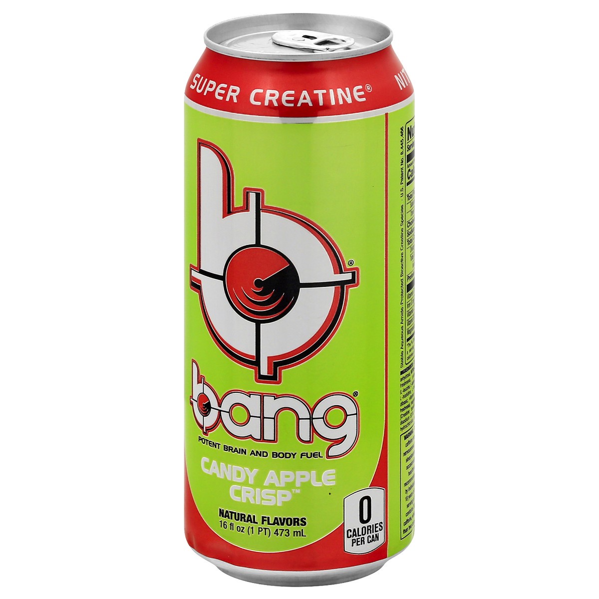 slide 4 of 9, Bang Candy Apl Crisp Energy Drink - 16 fl oz, 16 fl oz