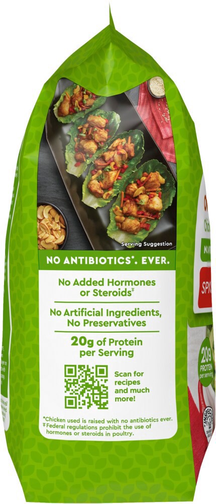 slide 3 of 4, Just Bare® Spicy Oven Roasted Chicken Breast Bites, 19.2 oz