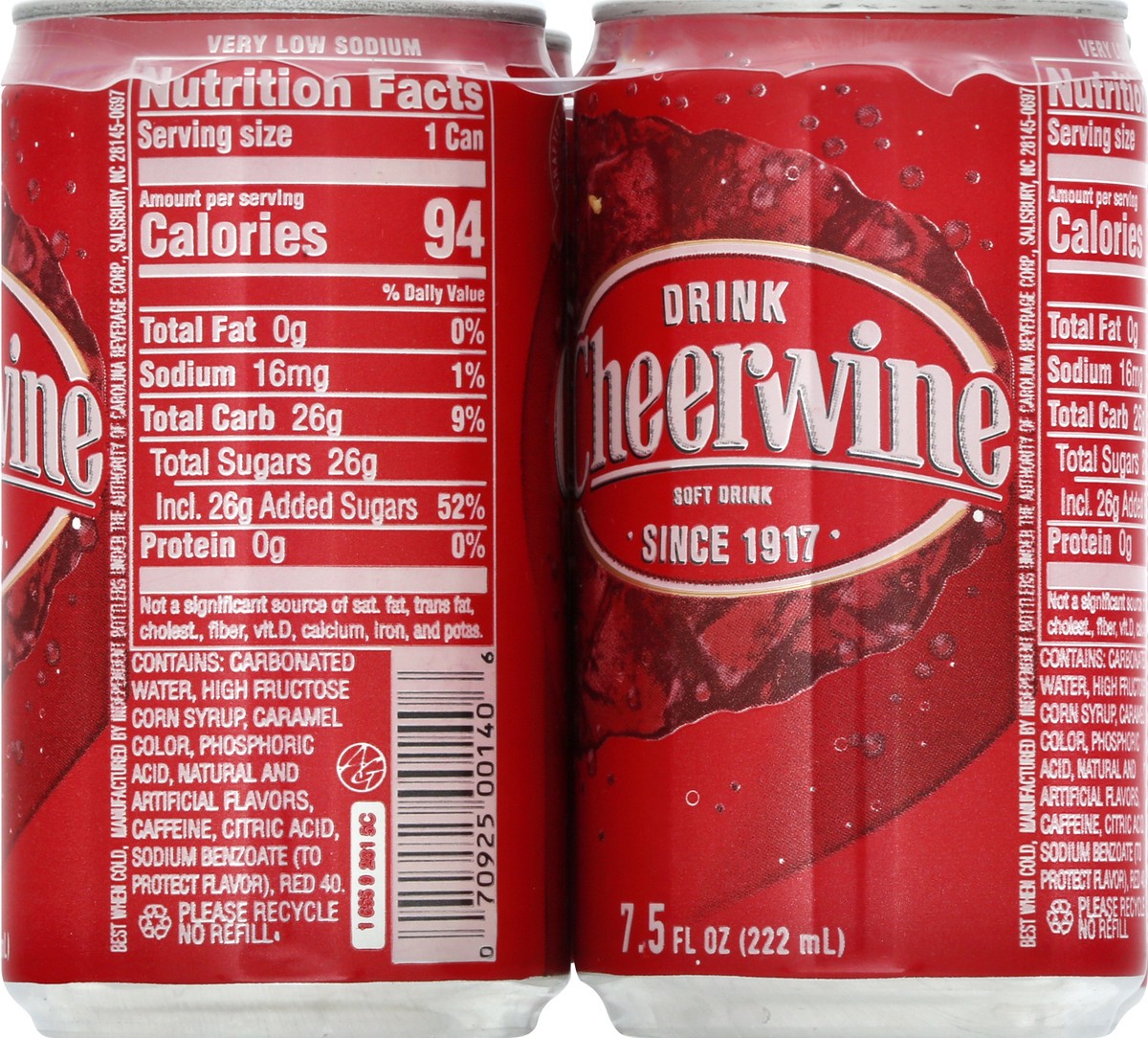 slide 3 of 13, Cheerwine Soft Drink - 6 ct, 6 ct