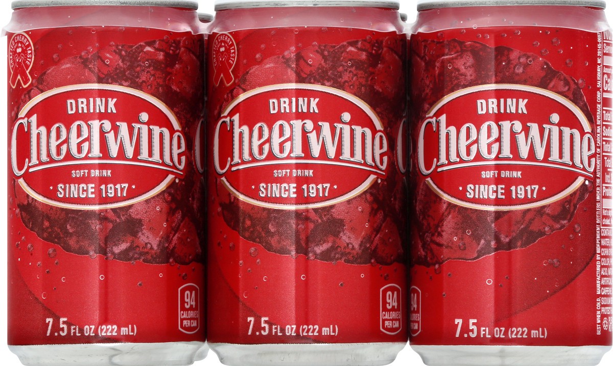 slide 13 of 13, Cheerwine Soft Drink - 6 ct, 6 ct