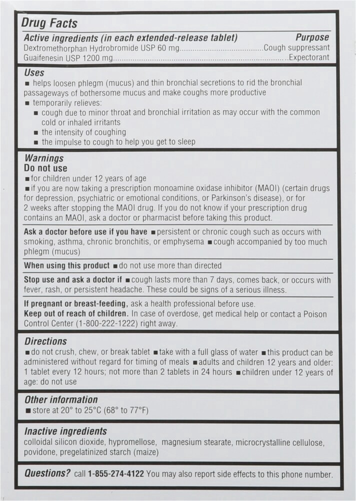 slide 2 of 2, Harris Teeter™ Maximum Strength Mucus Relief DM, 14 ct