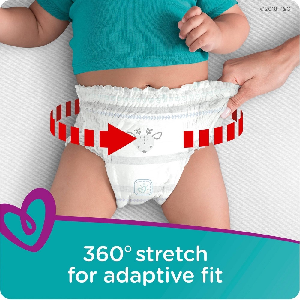 slide 5 of 5, Pampers Cruisers 360 Disposable Diapers Enormous Pack - Size 5, 90 ct