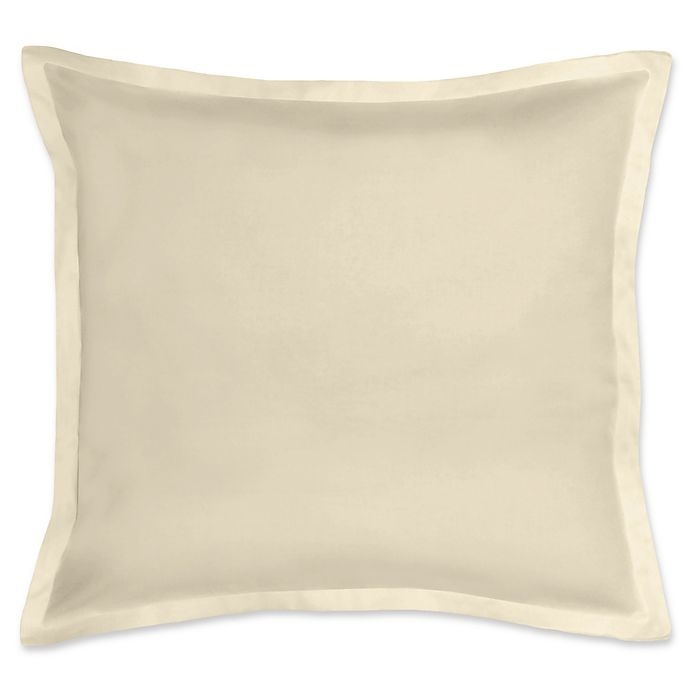 slide 1 of 2, Harley Davidson 300-Thread-Count Cotton European Pillow Sham - Ivory, 1 ct