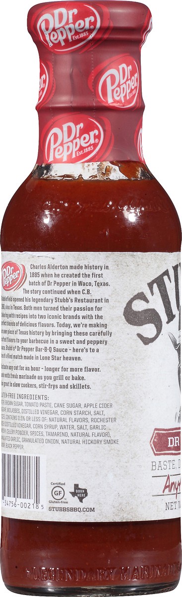 slide 5 of 8, Stubb's Dr Pepper Anytime Sauce, 12 oz